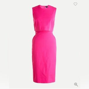 J.Crew Sleeveless bi-stretch cotton elastane dress